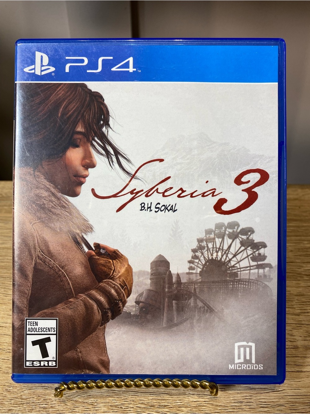 Sony PS4 Syberia 3 — Blue Case